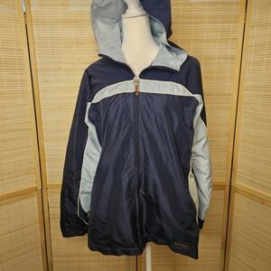 WTXtreme Hooded Winter Jacket Blue Gray Insulated Waterproof Women’s Large
